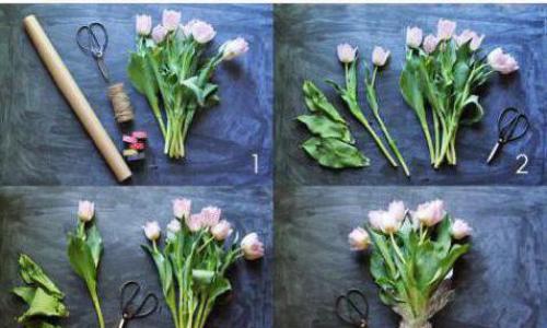 Как упаковать цветы в крафт-бумагу: подробные инструкции и лучшие идеи Как упаковать пионы в бумагу